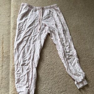 Victoria's Secret Kids Light Pink Striped Joggers